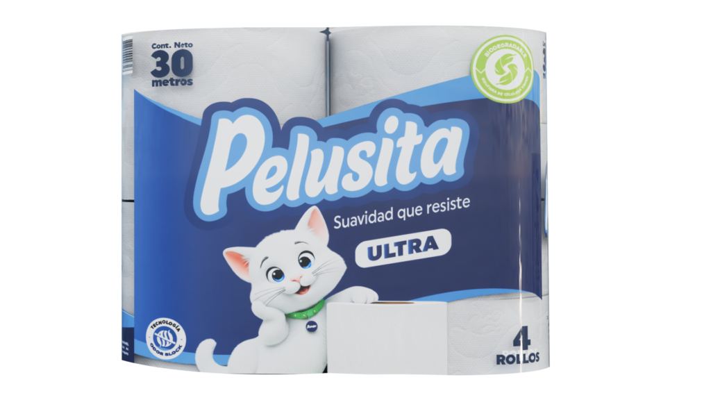 papel higiénico Pelusita Ultra 4 Rollos